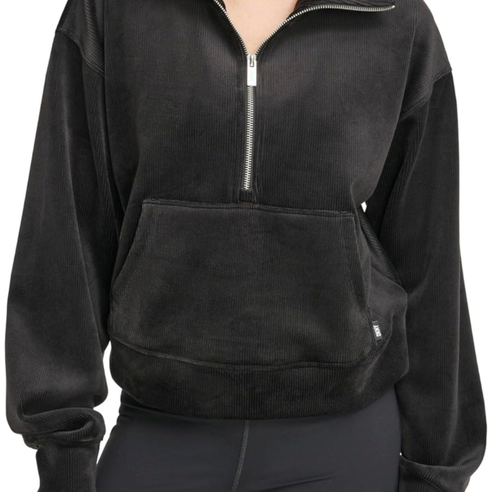 DKNY Women's Half-Zip Pullover Sweatshirt Size XL - Picture 7 of 12